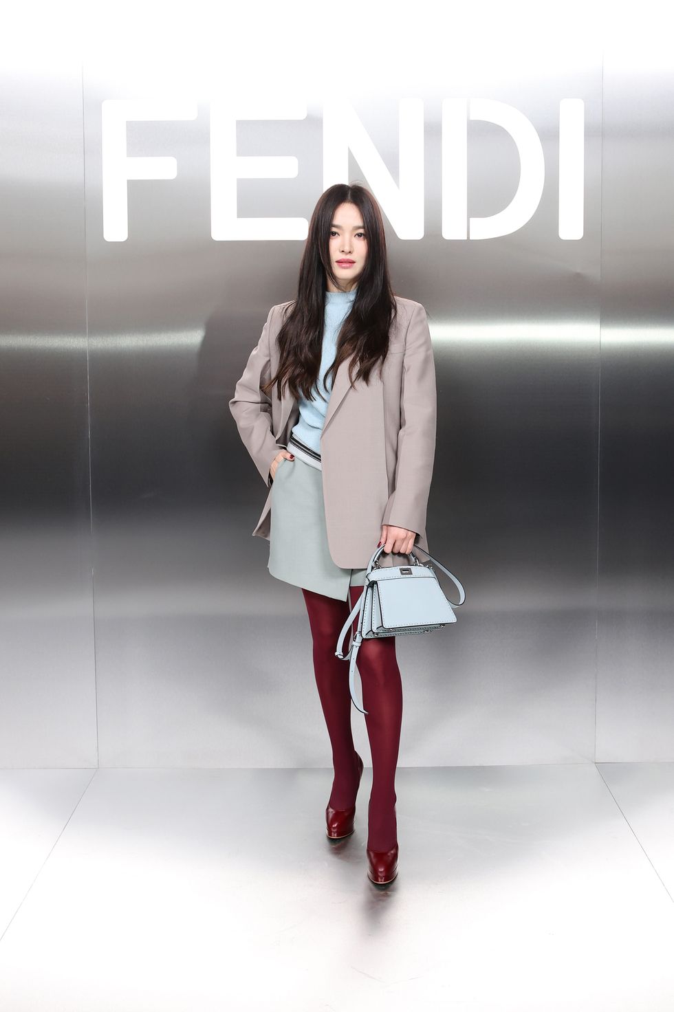 paris, france january 25 song hye kyo attends the fendi haute couture springsummer 2024 show as part of paris fashion week on january 25, 2024 in paris, france photo by daniele venturelligetty images for fendi