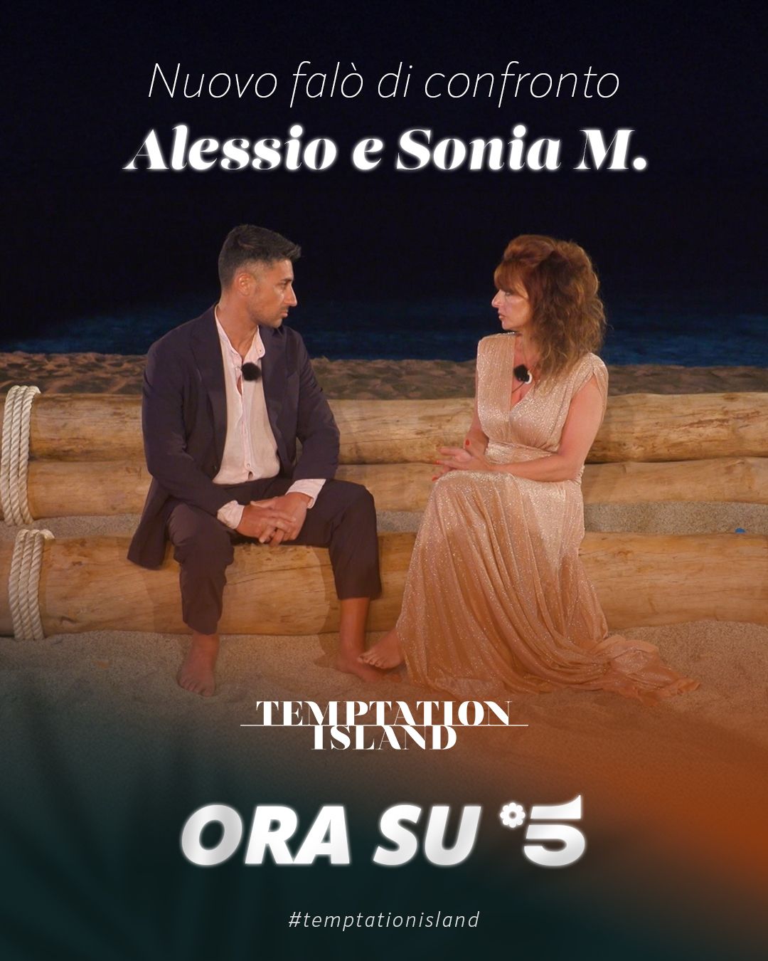 Quanti falò deve fare Sonia M. di Temptation Island 2025 per capire che Alessio non la merita?