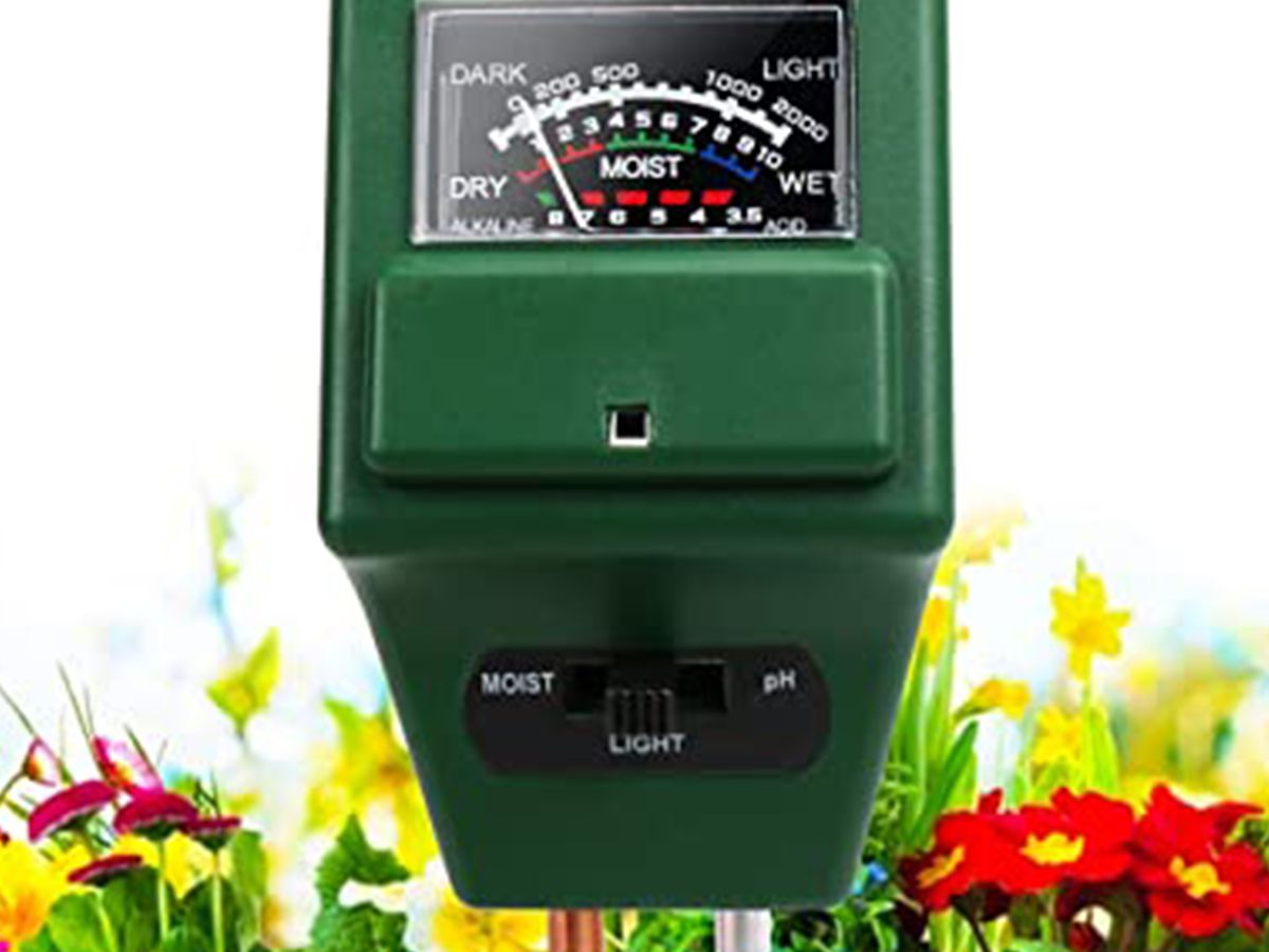 Soil pH Meter, 3-in-1 Soil Test Kit For Moisture, Light & pH, A Must Have  For Home And Garden, Lawn, Farm, Plants, Herbs & Gardening Tools