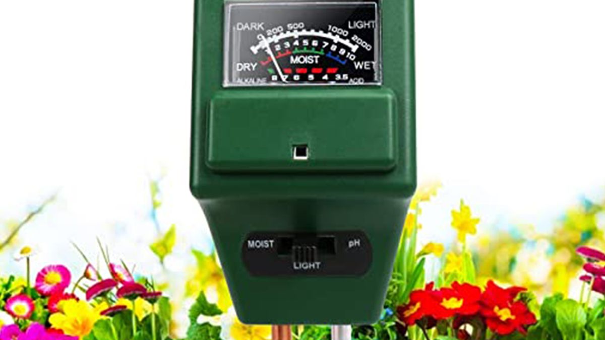 Soil pH Meter, 3-in-1 Soil Test Kit For Moisture, Light & pH, A Must Have  For Home And Garden, Lawn, Farm, Plants, Herbs & Gardening Tools
