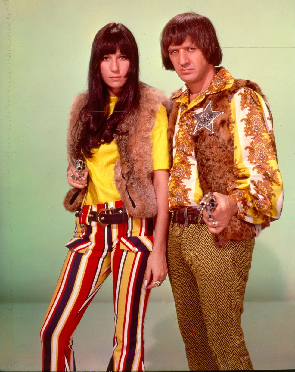 Cher and Sonny Bono, circa 1968