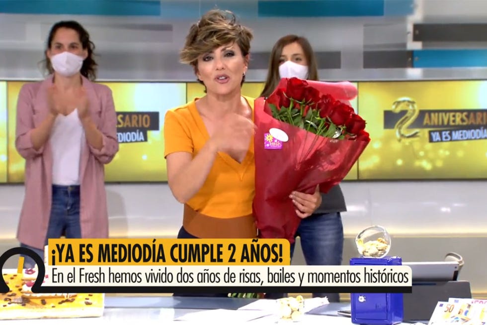 sonsoles Ónega aniversario 'ya es mediodía'