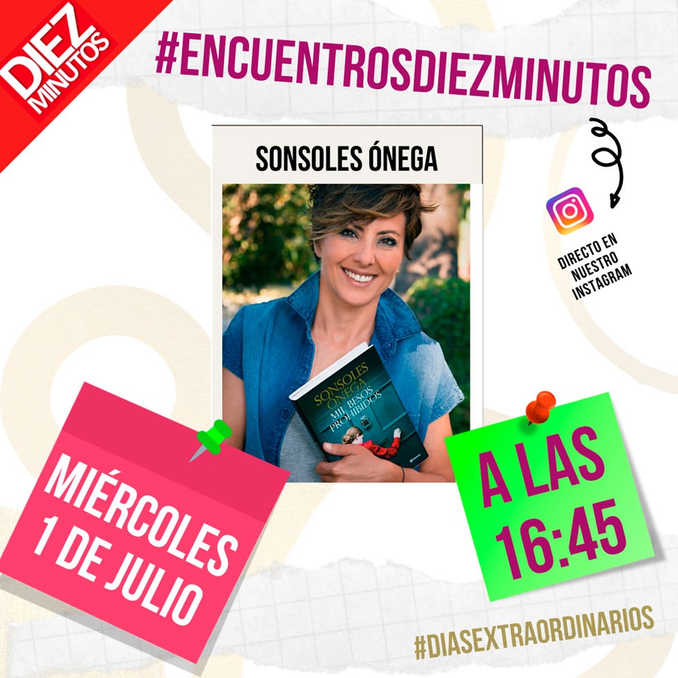 jorge blass y sonsoles Ónega estarán esta semana en encuentrosdiezminutos