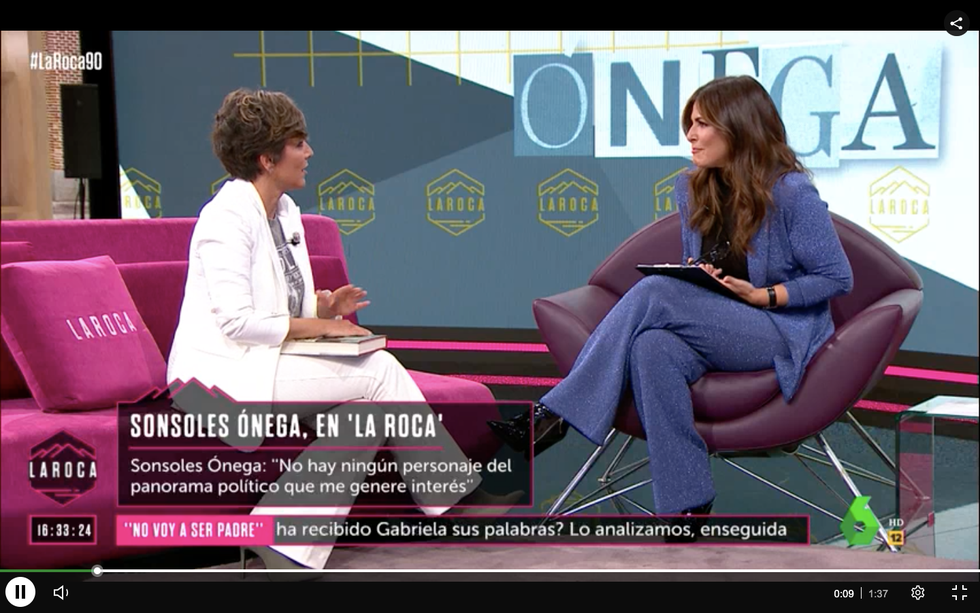 sonsoles Ónega y nuria roca