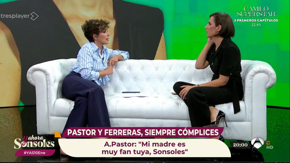 sonsoles onega entrevista a ana pastor en y ahora sonsoles