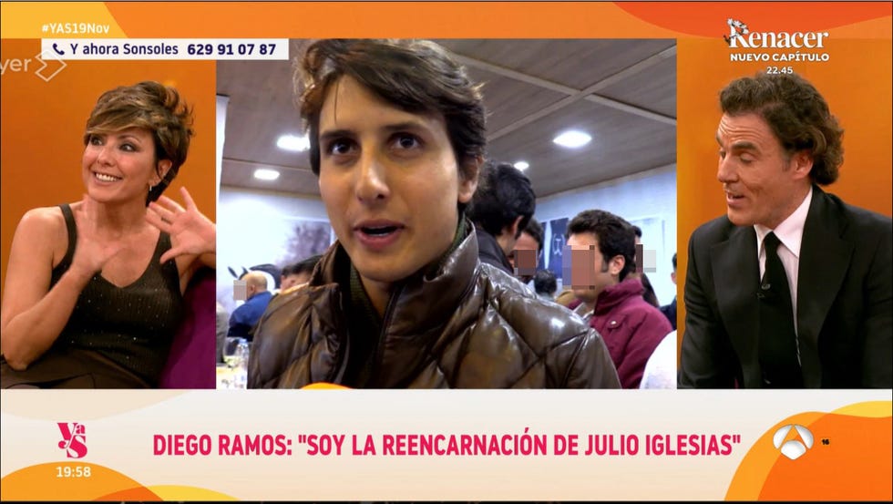 sonsoles onega vive un incomodo momento con el torero y cantante diego ramos en el programa y ahora sonsoles