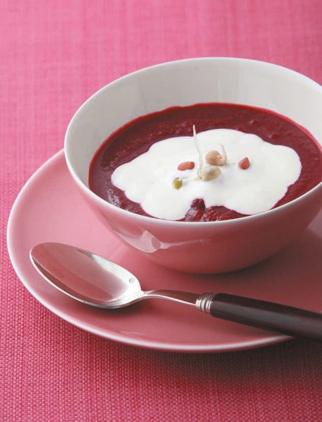 sopa de remolacha