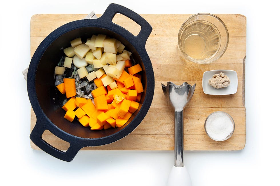 receta de sopa de calabaza paso 2