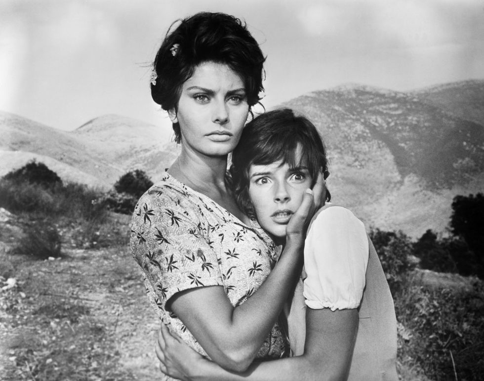 Sophia Loren and Eleonora Brown in La Ciociara