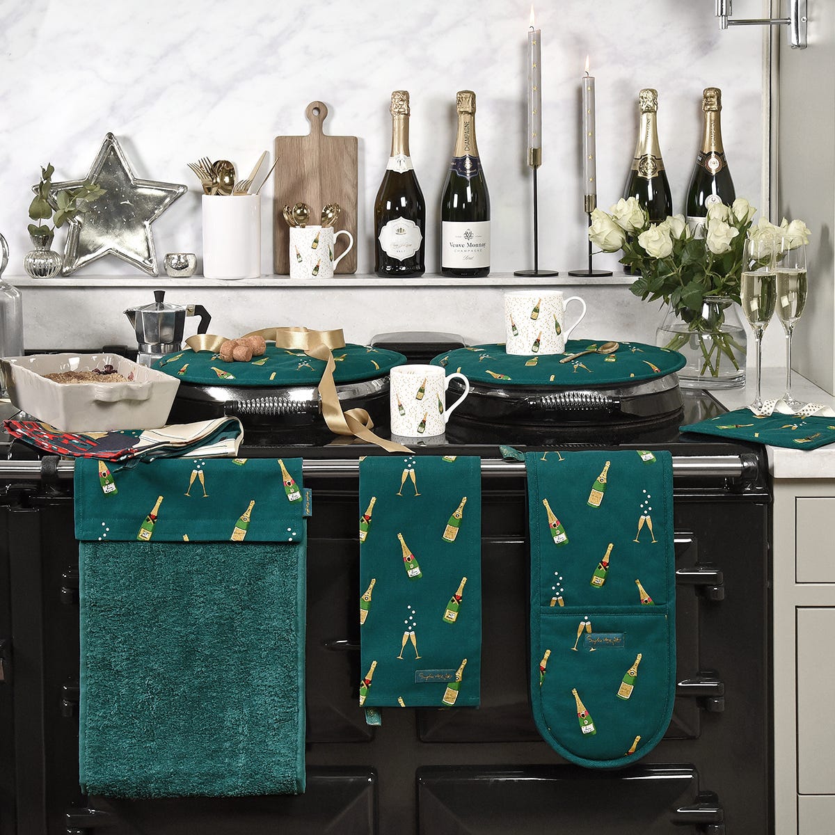 Sophie Allport's new Bubbles & Fizz collection oozes Christmas