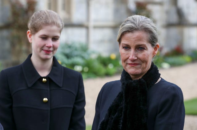 royal family attend sunday service in windsor
