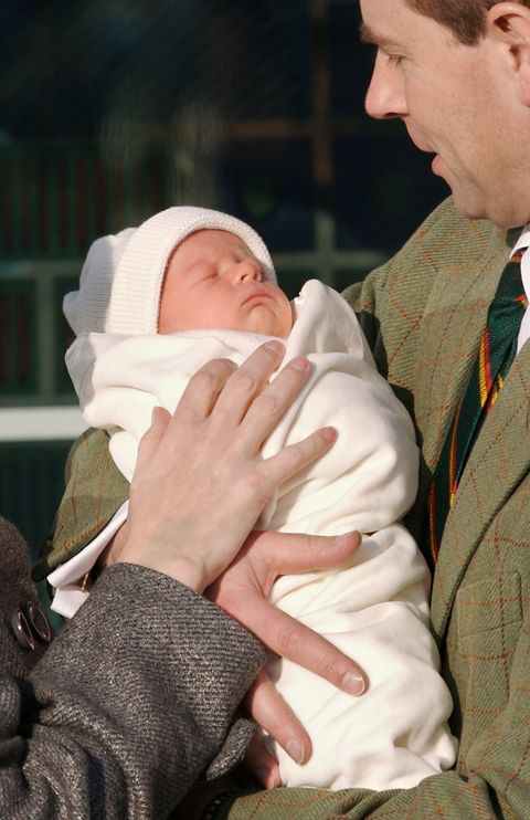 Earl & Countess of Wessex With Their Baby Son