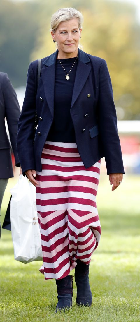 the countess of wessex attends the burghley horse trials