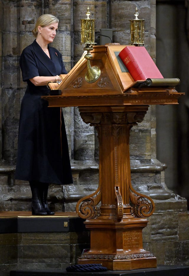 the countess of wessex's attends the all souls' day service at westminster abbey