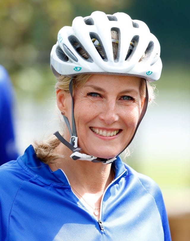 sophie wessex tandem bike ride