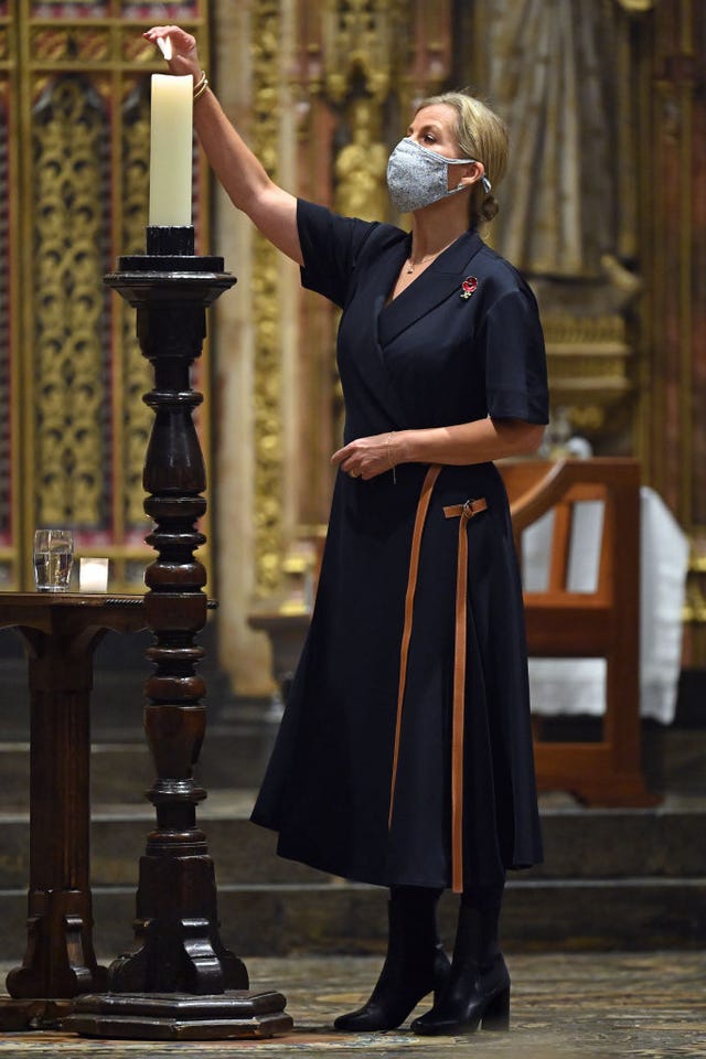 the countess of wessex's attends the all souls' day service at westminster abbey