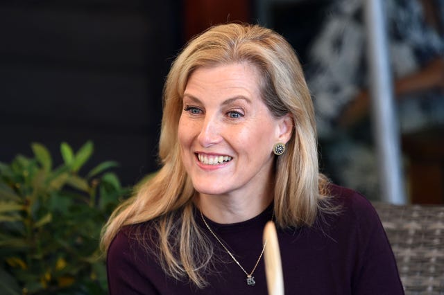 the countess of wessex visits the half moon public house in windlesham