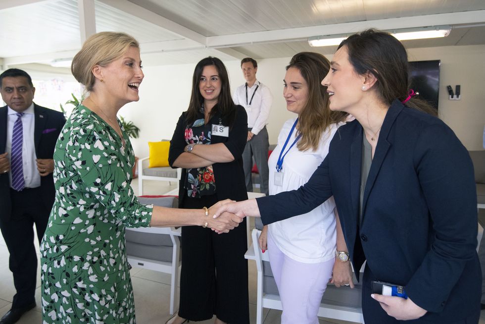 the countess of wessex visits lebanon