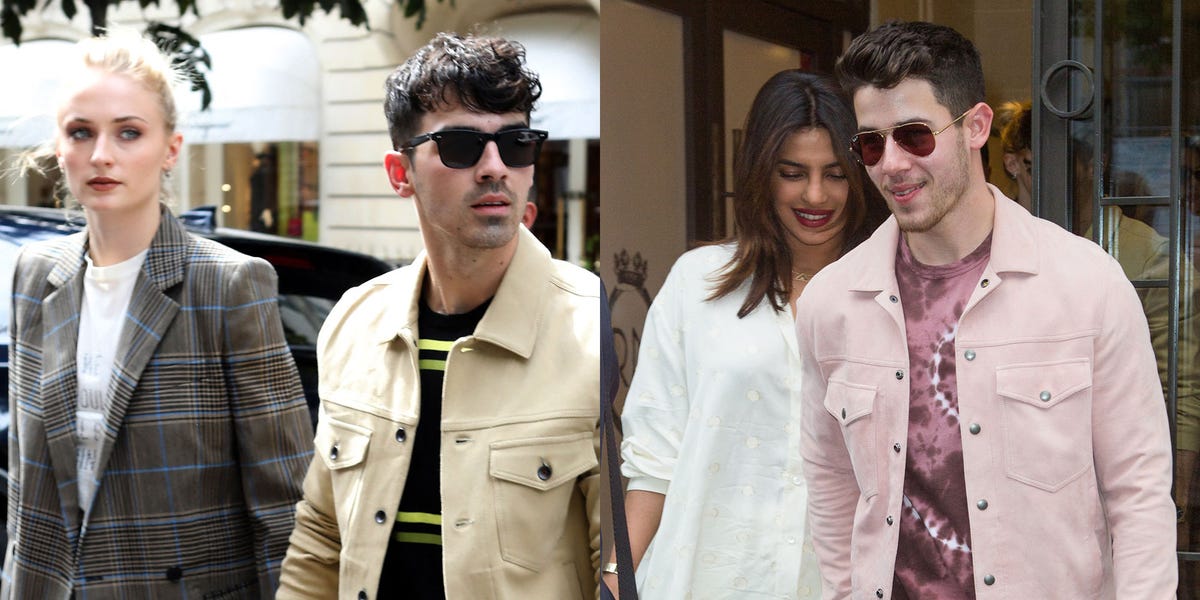 Priyanka Chopra, Nick Jonas, Sophie Turner, and Joe Jonas Show PDA ...