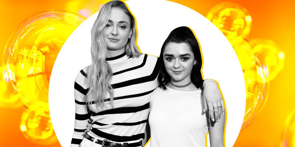 Sophie Turner and Maisie Williams Would 'Try and Kiss Each Other