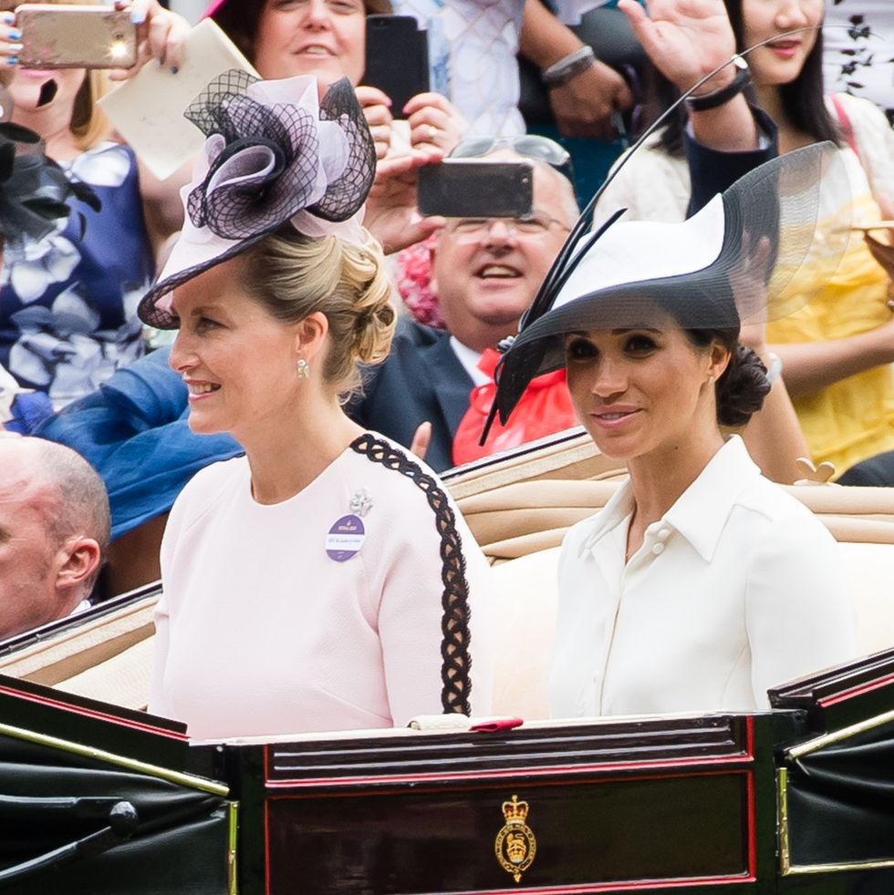 Royal Ascot 2018 - Meghan Markle and Sophie of Wessex
