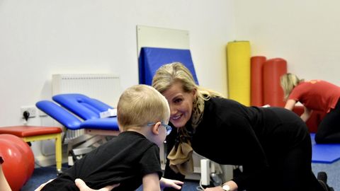 preview for Sophie Countess of Wessex Visits Footsteps center in Dorchester, England