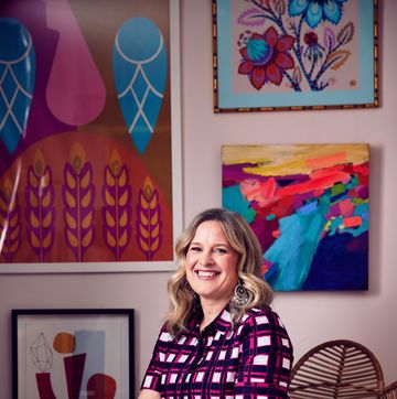 interior designer sophie robinson photographed for house beautiful magazine by alun callender
