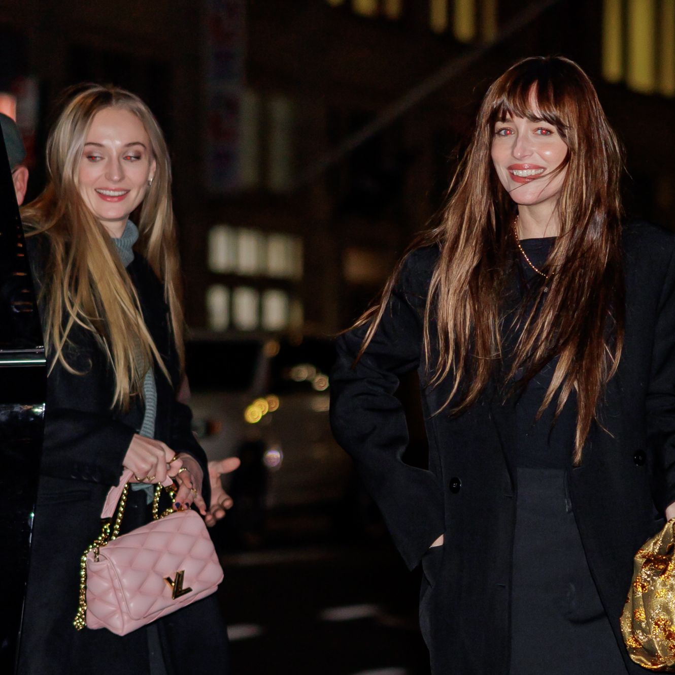 Sophie Turner and Dakota Johnson Go Out to Dinner in New York City