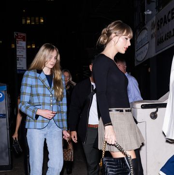 sophie turner and taylor swift in new york city on november 4, 2023