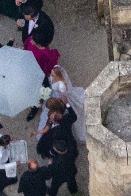 Sophie Turner Wore a Custom Louis Vuitton Wedding Gown