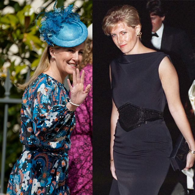 what are some of Duchess Sophie's most iconic outfits from her time at Maison Balmain