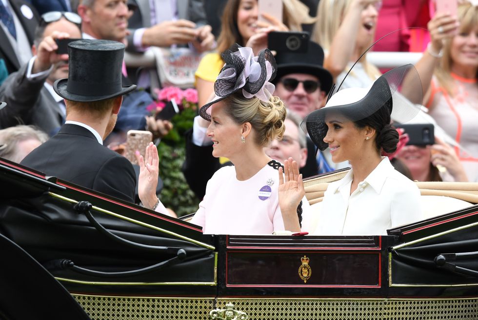 Royal Ascot - Meghan Markle and Sophie of Wessex 