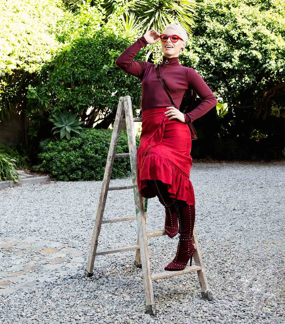 Soraya viste Designers Society y de Echo.