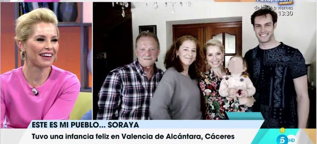 Soraya Arnelas protagoniza la sección 'Éste es mi pueblo' del programa 'Viva la vida'