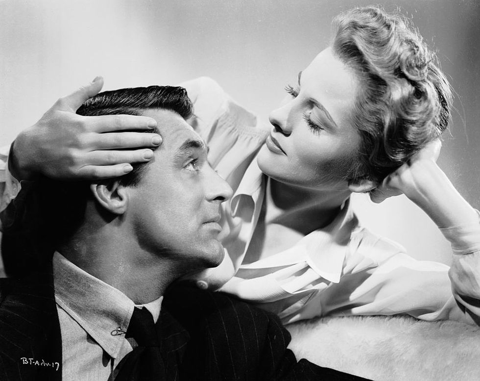 1941  joan fontaine is married to the charming but untrustworthy cary grant 1904   1986 in suspicion directed by alfred hitchcock  photo via john kobal foundationgetty images