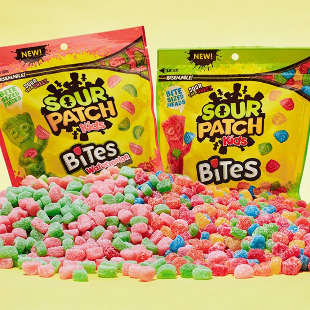sour patch kids bites original and watermelon candy