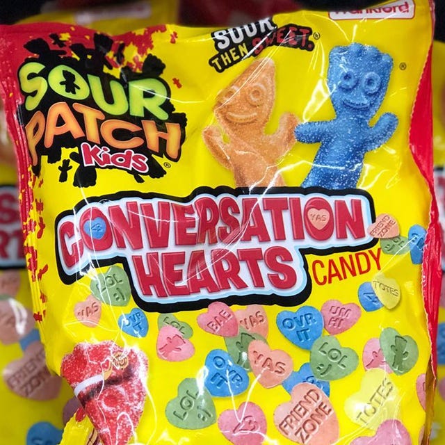 Walmart Is Selling Sour Patch Kids Conversation Hearts for Valentine's Day