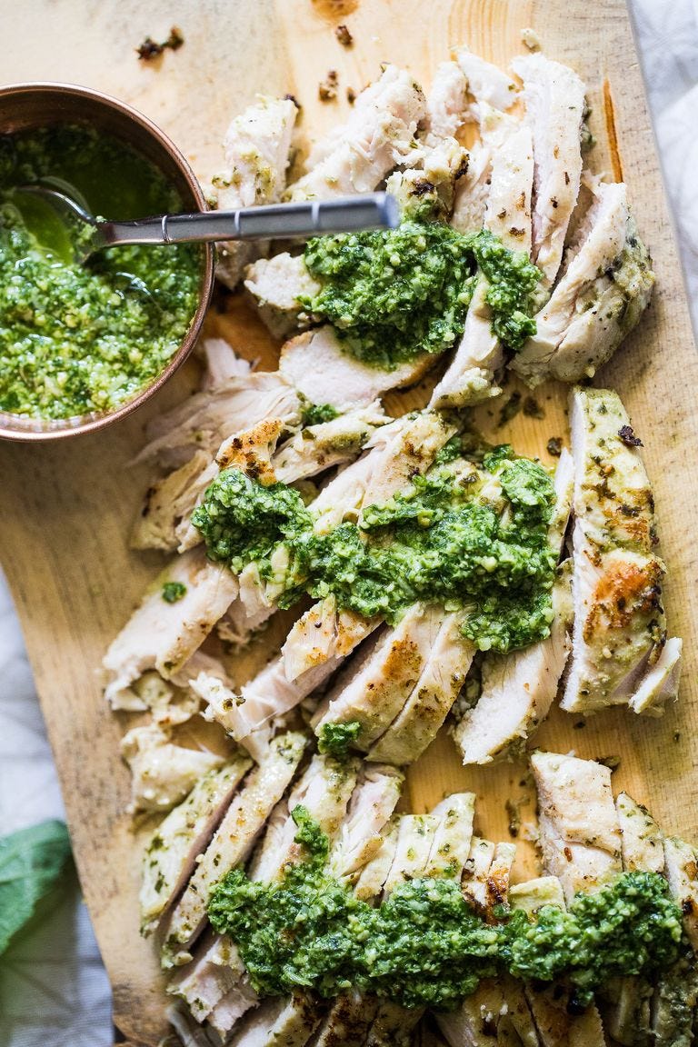 sous vide pesto chicken