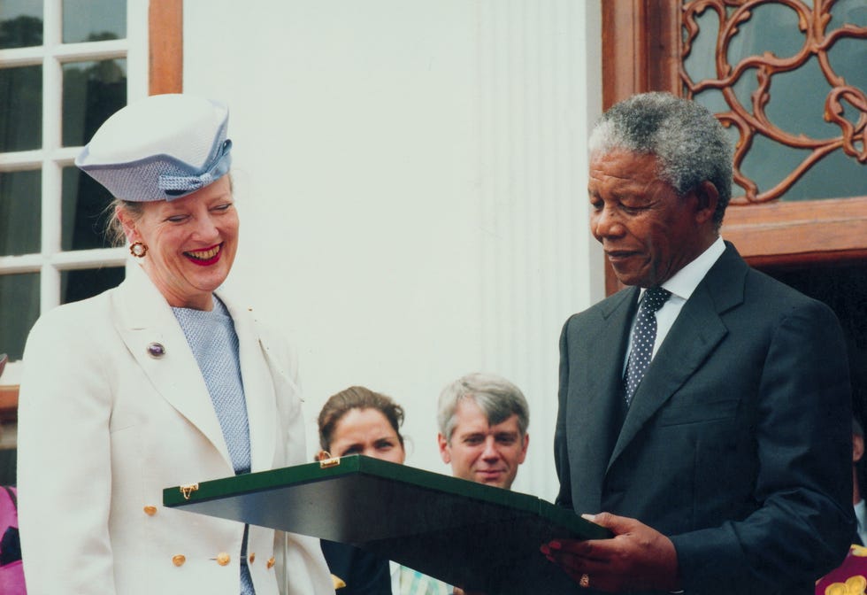 south africapretoria president nelson mandela hands over the order of good hope class i yesterday, to queen margrethe ii of denmarkthis is sa's highest award for foreigners