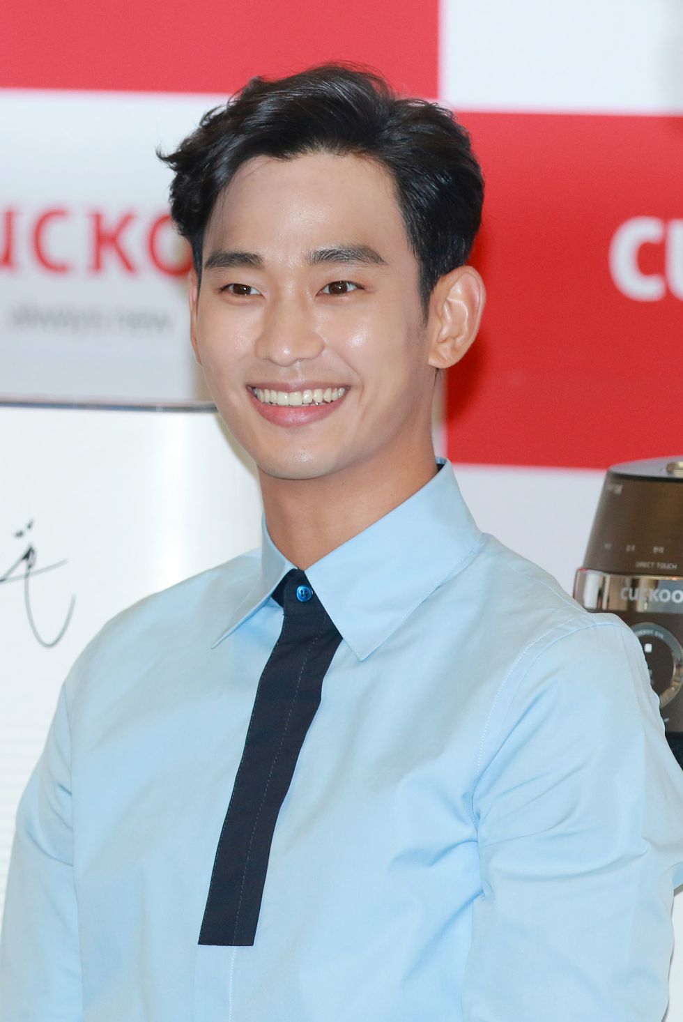kim soo hyun attends commercial event in seoul
