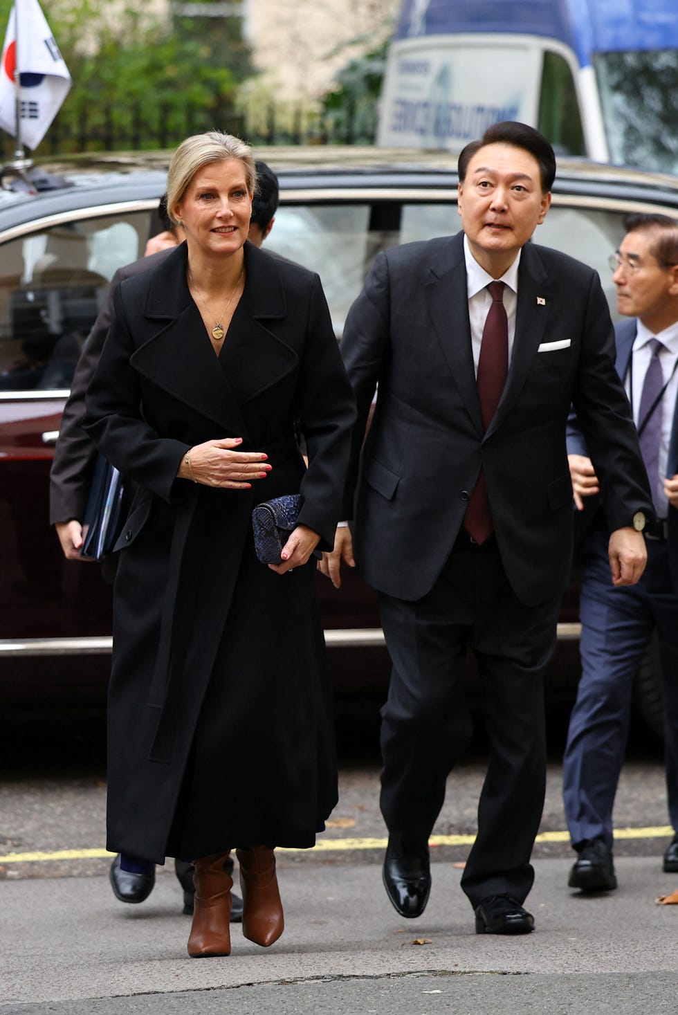 sophie wessex and president of korea