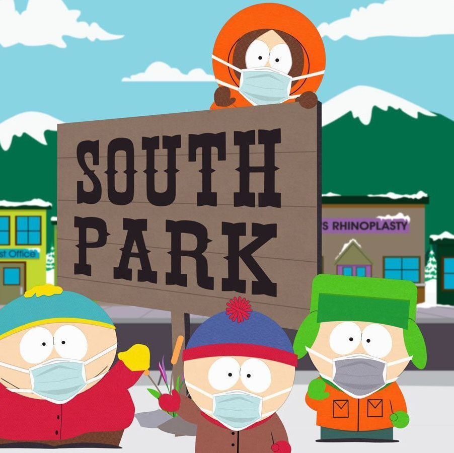 South park snow day купить. Южный парк постковид. Южный парк Пандемия. Южный парк на английском.