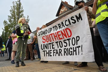 anti far right protests in southend