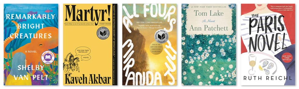 books, southern california bestsellers, trade paperback fiction