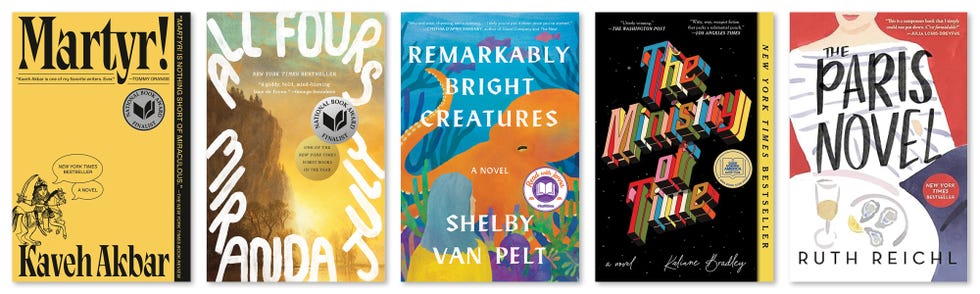 books, southern california bestsellers, trade paperback fiction