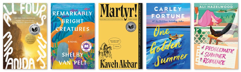 books, southern california bestsellers, trade paperback fiction