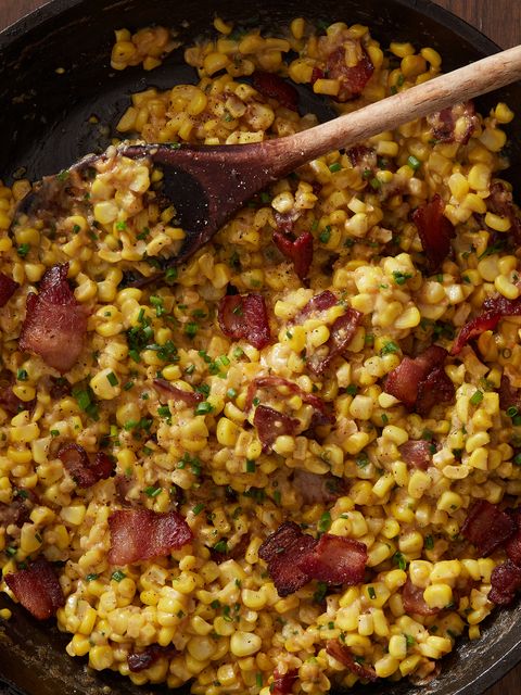 southern fried corn with bacon