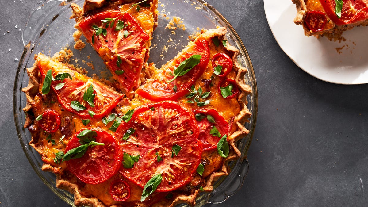 preview for My Southern Tomato Pie Is The Ultimate Dish For Summer Get-Togethers