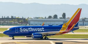 Southwest Airlines Boeing 737-700 aircraft seen at Norman Y...