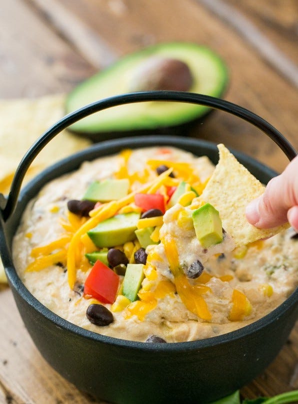 Southwest Extra Cheesy Hot Chicken Dip